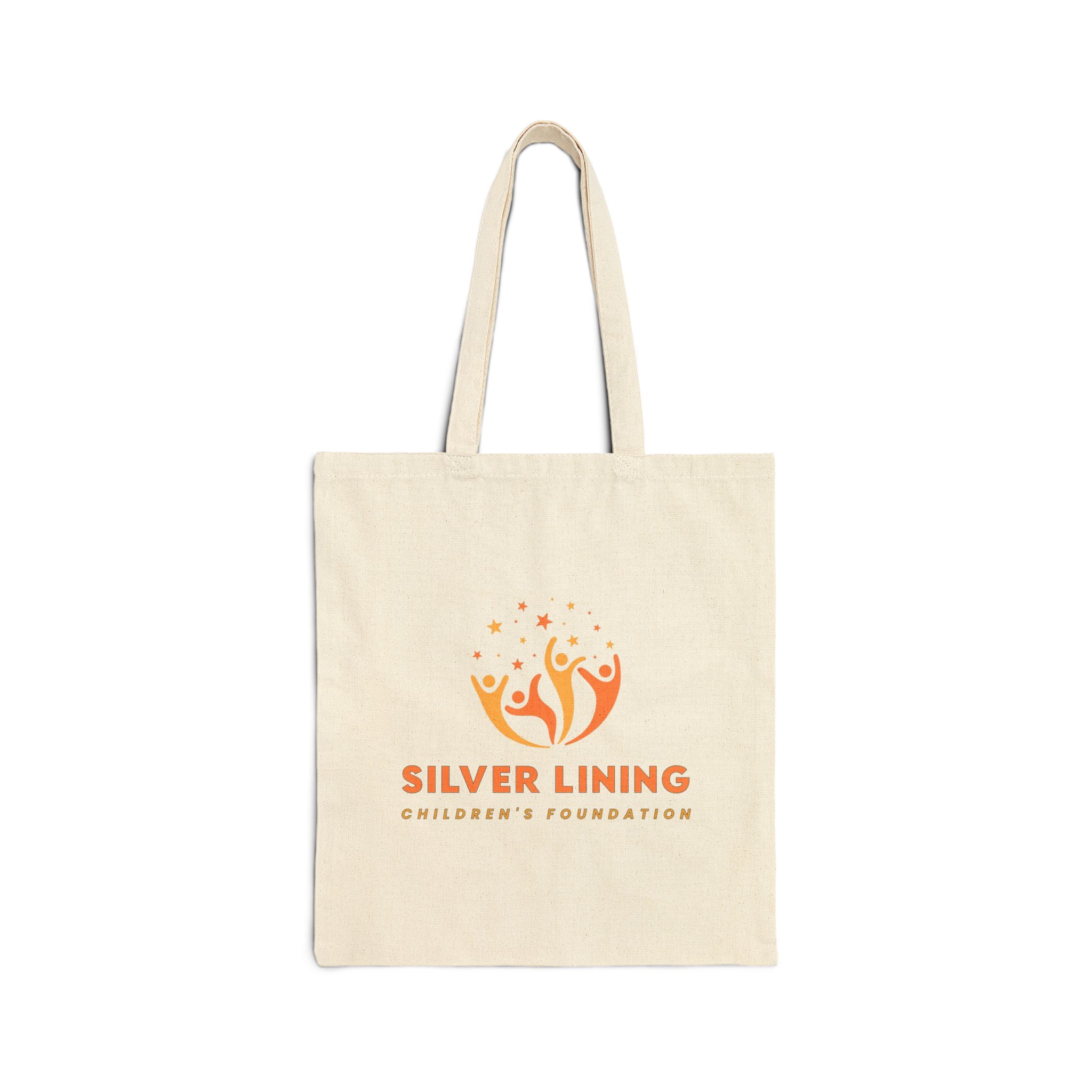 Silver Lining Children Foundation Cotton Canvas Tote Bag